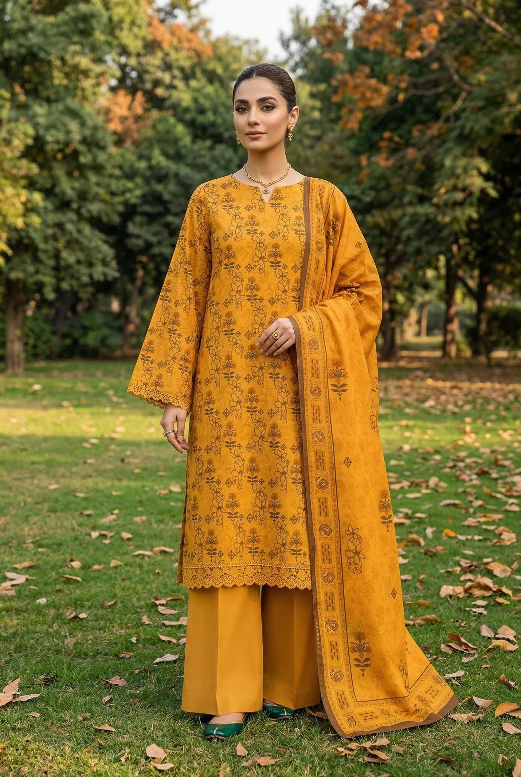 Gul-e-Bahar Printed Lawn D18