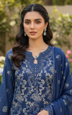 Gul-e-Sehar Embroidered Lawn D18