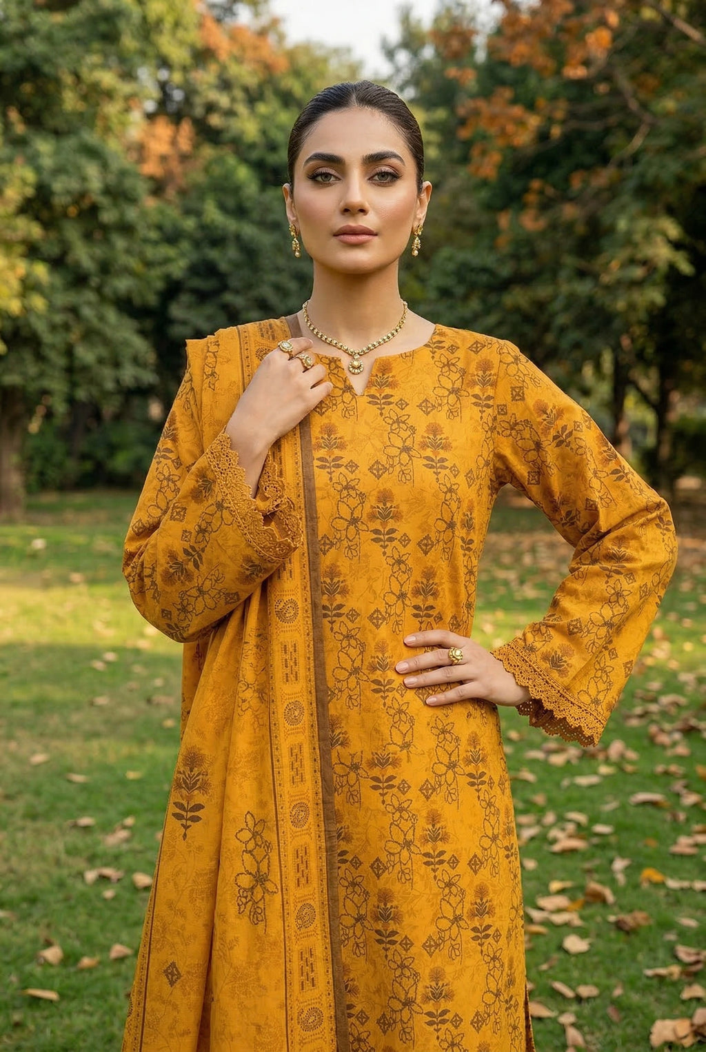 Gul-e-Bahar Printed Lawn D18