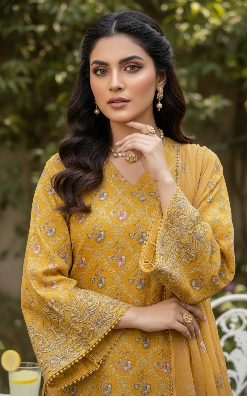 Gul-e-Sehar Embroidered Lawn D20