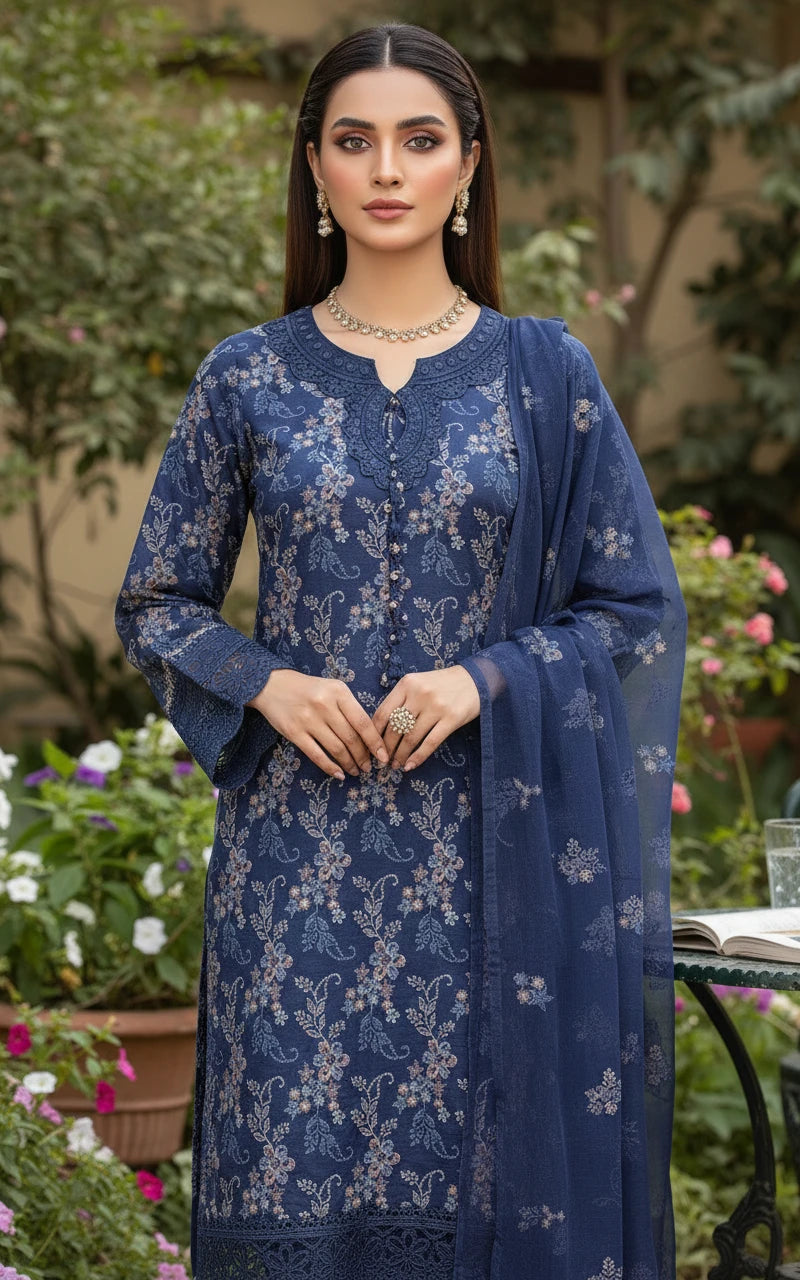 Gul-e-Sehar Embroidered Lawn D2 Secondary image