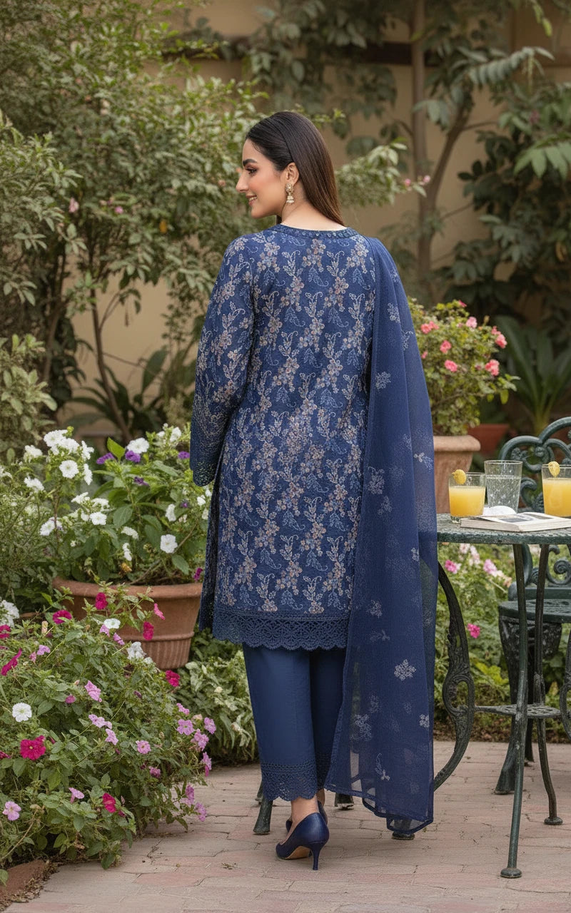 Gul-e-Sehar Embroidered Lawn D2