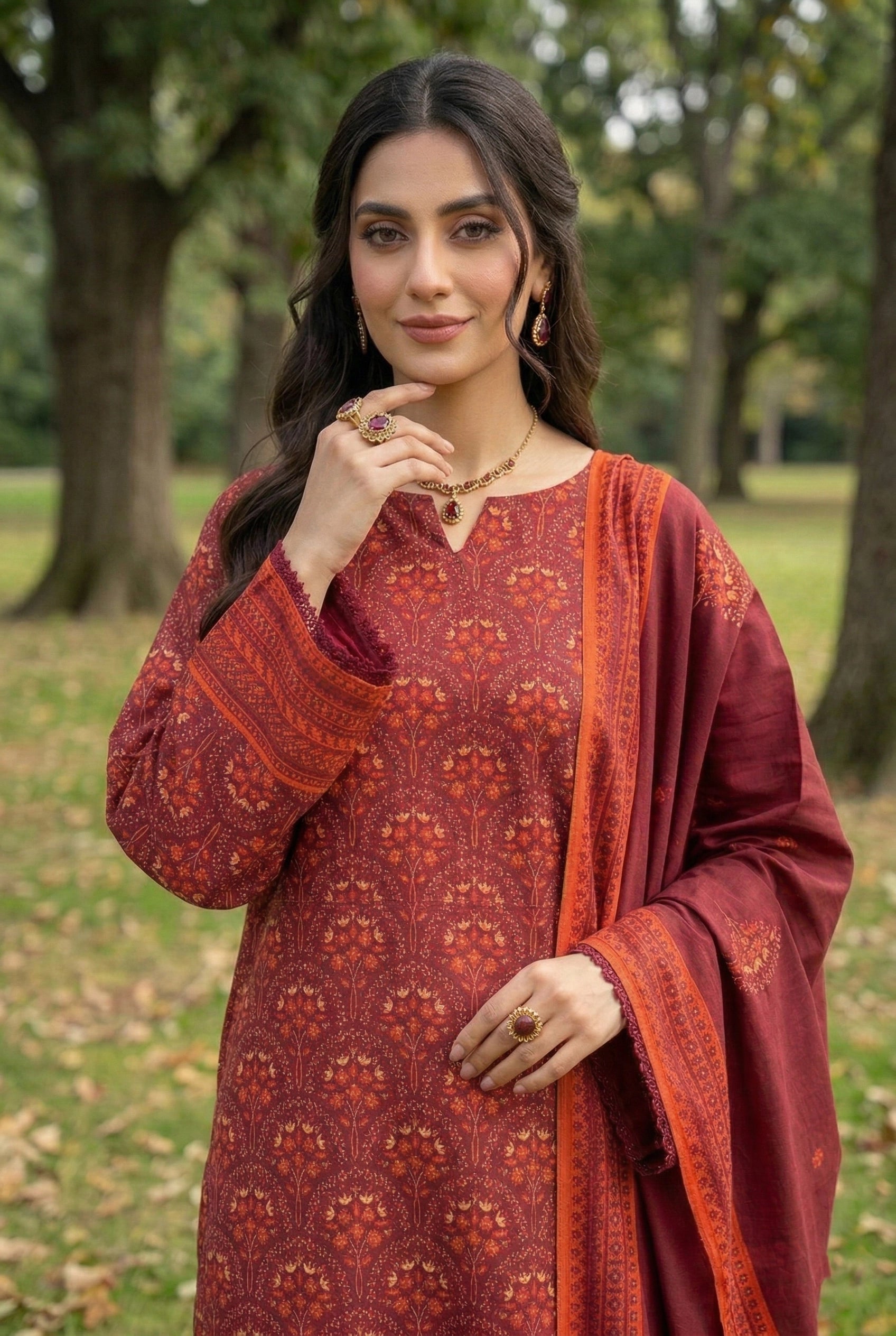 Gul-e-Bahar Printed Lawn D4