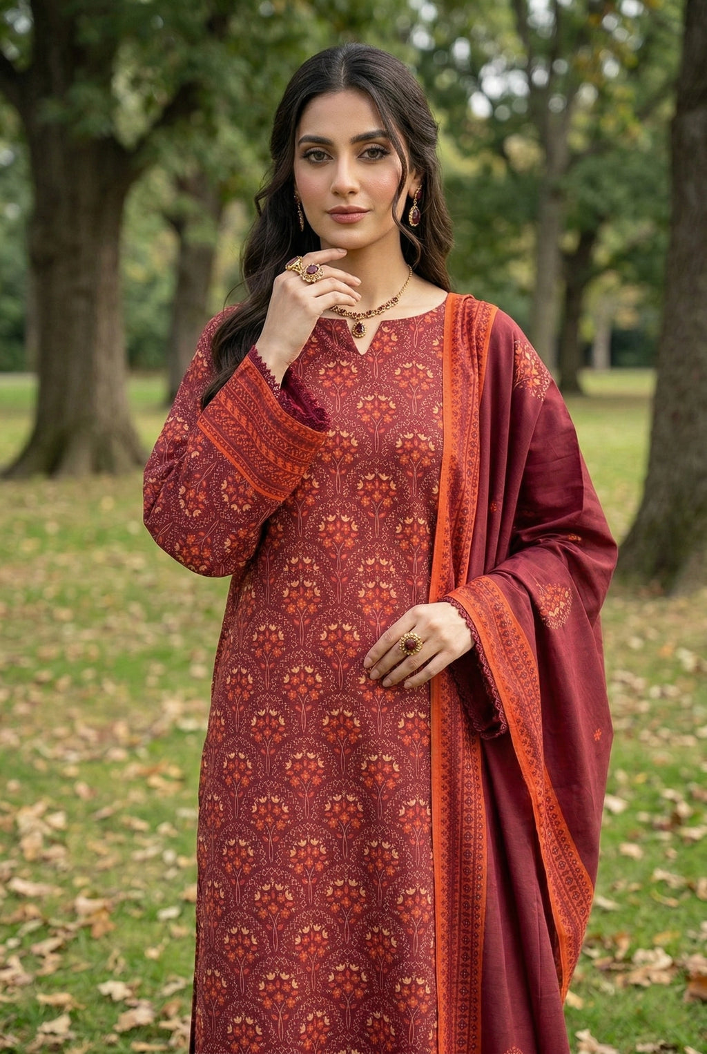 Gul-e-Bahar Printed Lawn D4