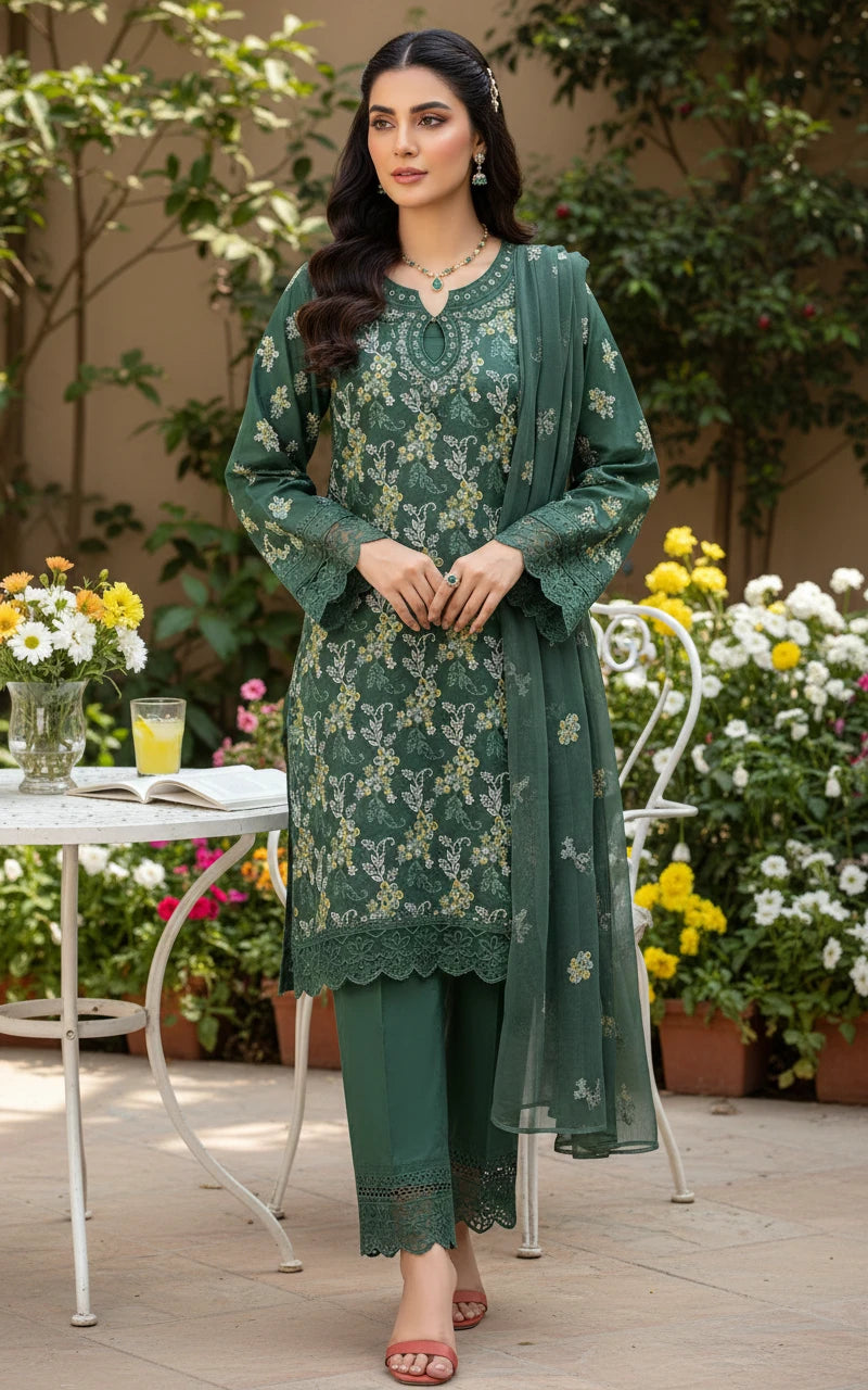 Gul-e-Sehar Embroidered Lawn D4
