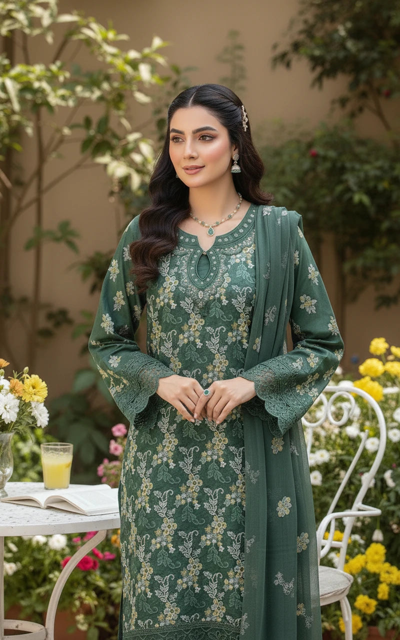 Gul-e-Sehar Embroidered Lawn D4