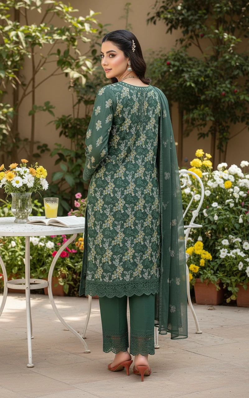 Gul-e-Sehar Embroidered Lawn D4