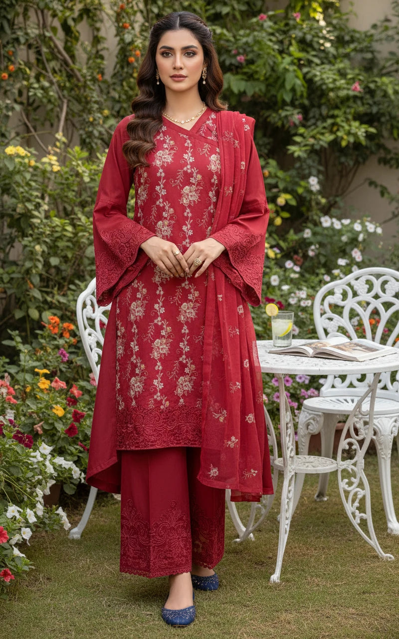 Gul-e-Sehar Embroidered Lawn D5 Main image