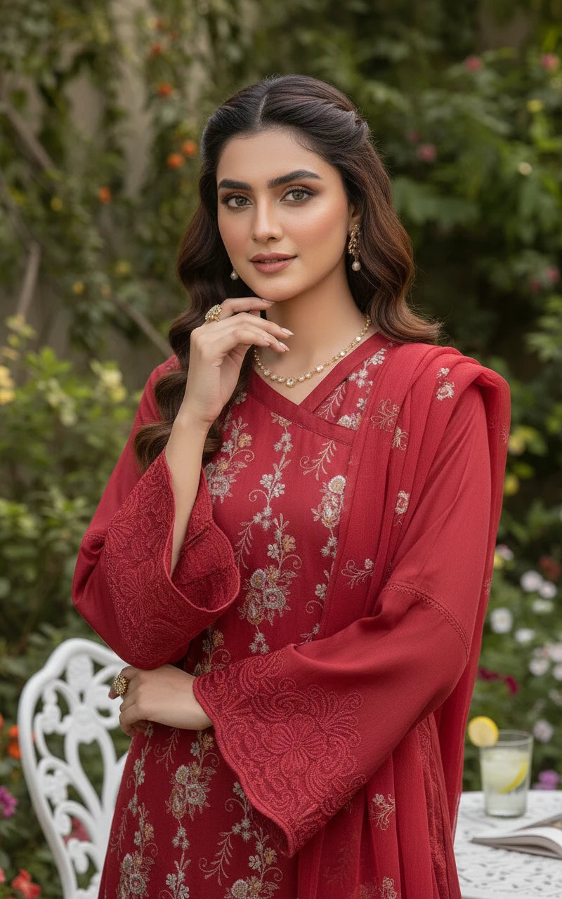 Gul-e-Sehar Embroidered Lawn D5