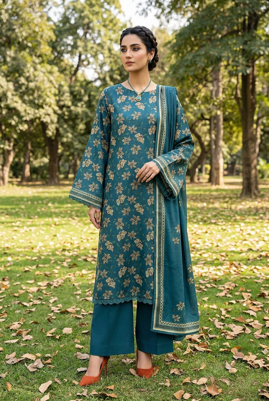 Gul-e-Bahar Printed Lawn D6