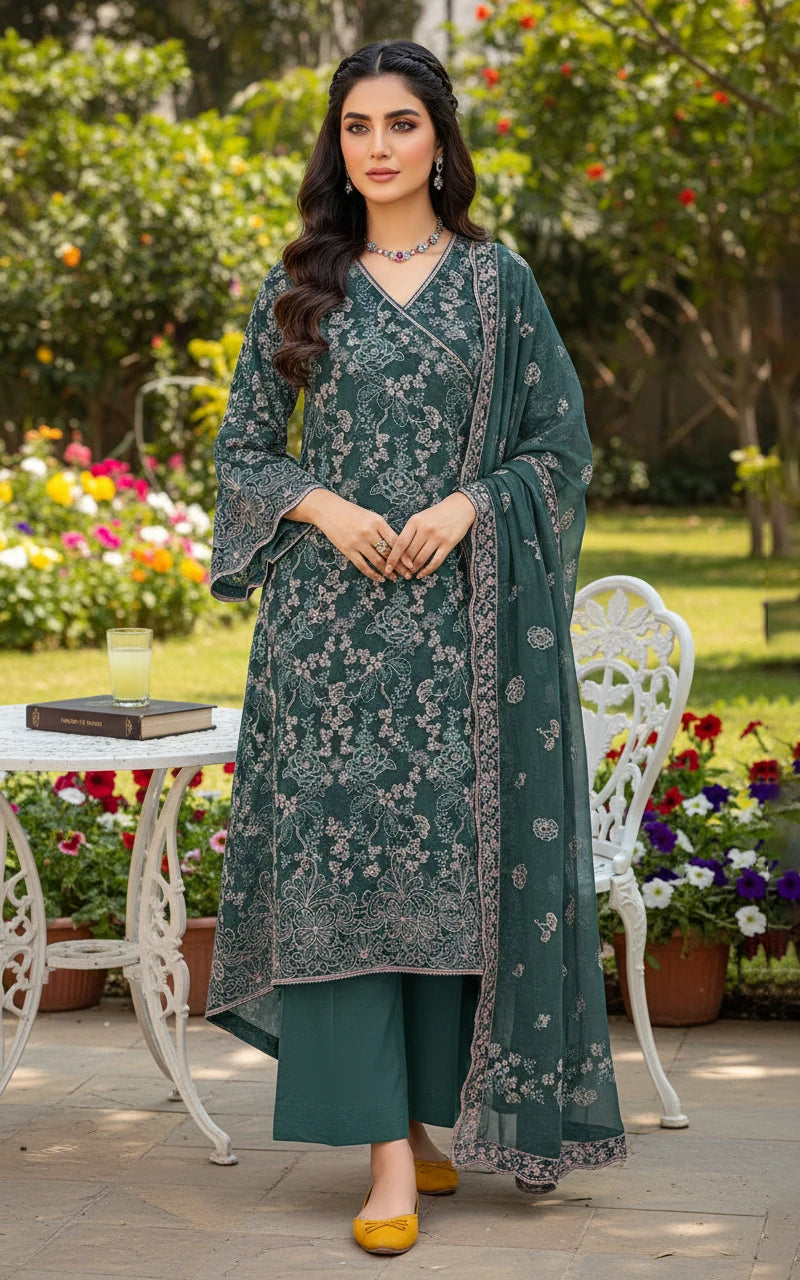Gul-e-Sehar Embroidered Lawn D8