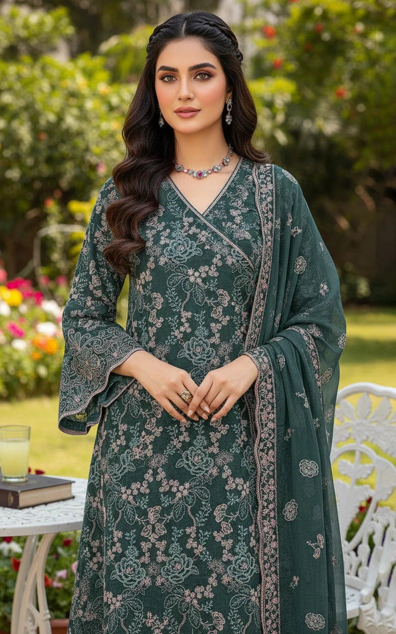 Gul-e-Sehar Embroidered Lawn D8