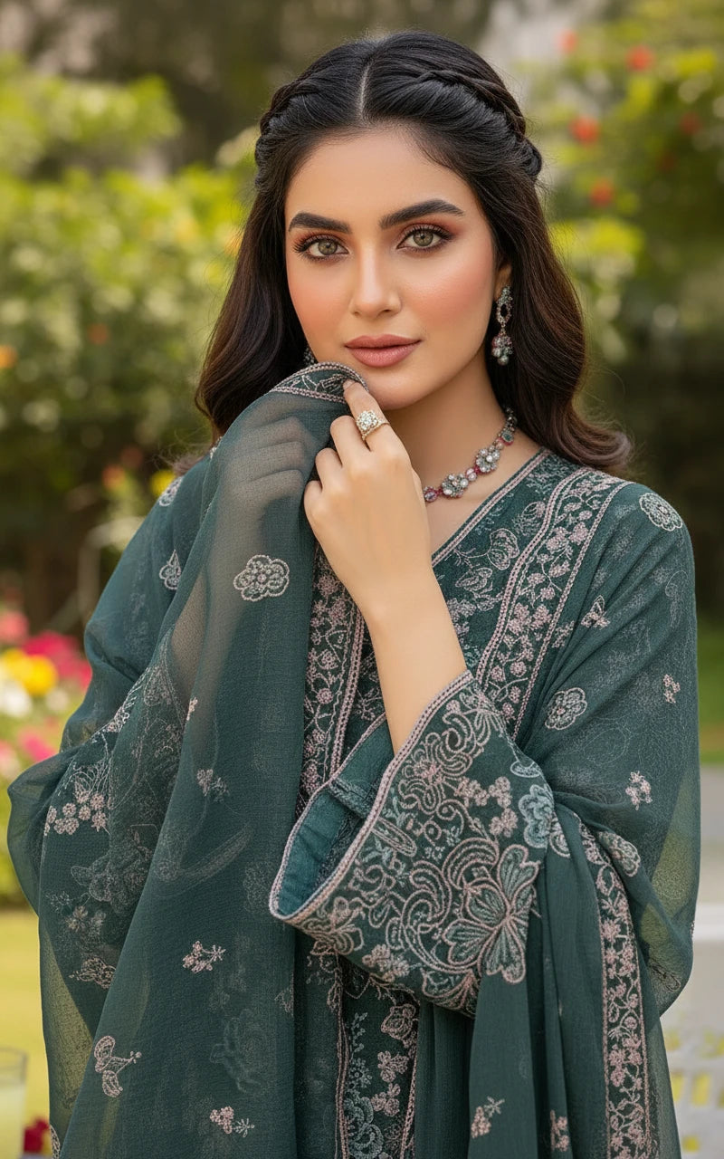 Gul-e-Sehar Embroidered Lawn D8
