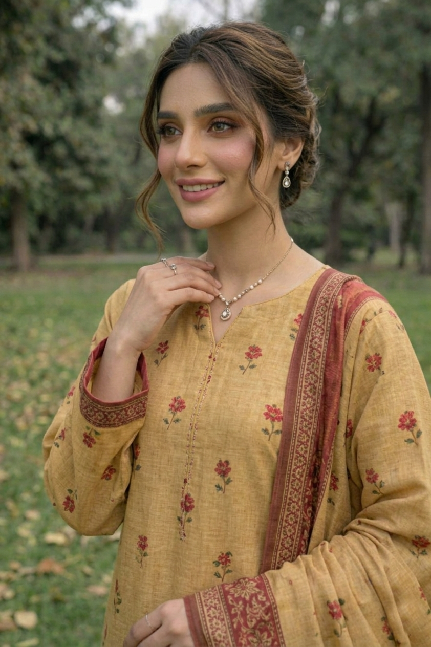 Gul-e-Bahar Printed Lawn D25